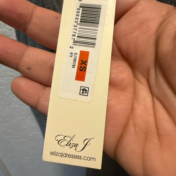 Eliza J Gray Classic Women's Turtleneck Fit & Flare Knit Sweater Dress XS - Picture 9 of 12